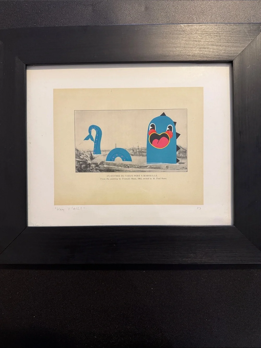 Set of 2 Limited-Edition Mixed Media Maritime Art Prints – Framed – 1/3